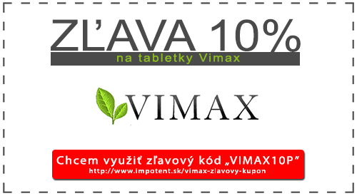 Znížená cena na tablety VIMAX v podobe zľavového kupónu