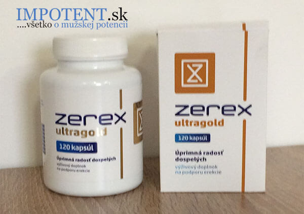 Tabletky Zerex Ultragold sú obľúbené medzi mužmi po 40-ke