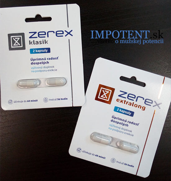 2 tabletky Zerex Klasik a Zerex Extralong